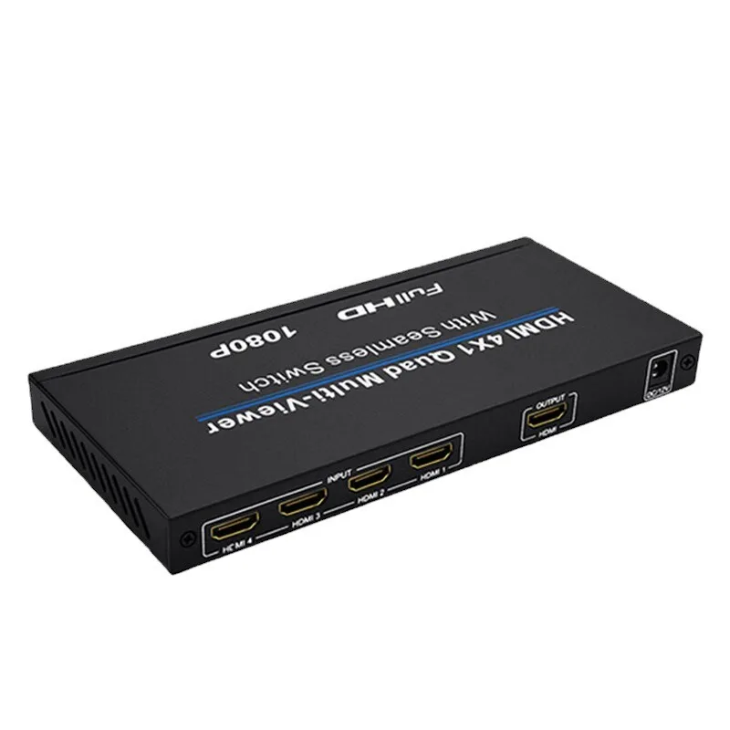 HDMI Splitter 4 in 1 out Distributor 1080P Quad Splitter and Octal Video Combiner