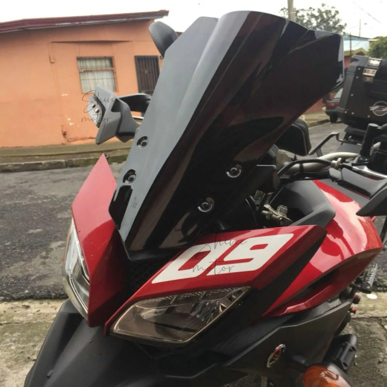 واقي درع الرياح للزجاج الأمامي مناسب لياماها FJ09 / MT-09 Tracer 900 2015-2017