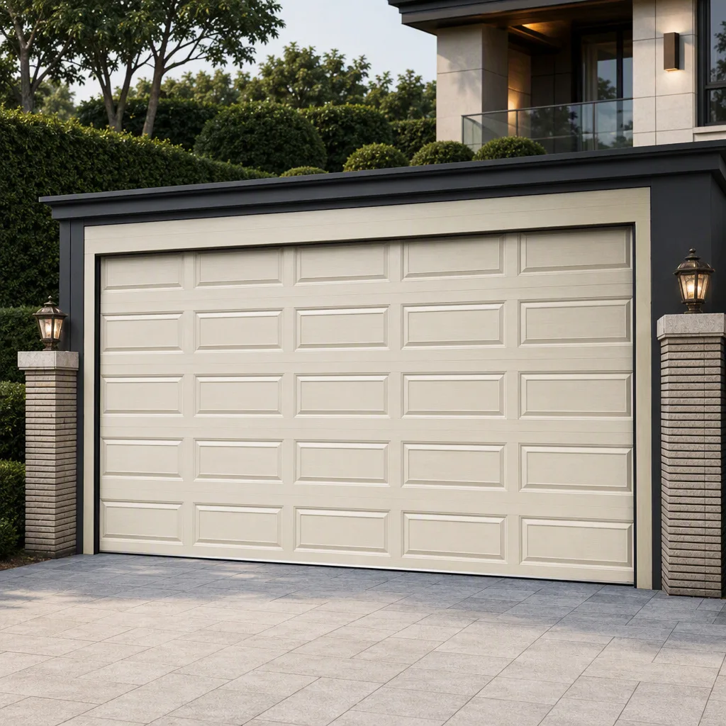 Aluminum Foam Insulation Garage Door, Electric Roll Up, Automatic Sensor, Industrial Sectional Door, Color Steel, Energy Saving