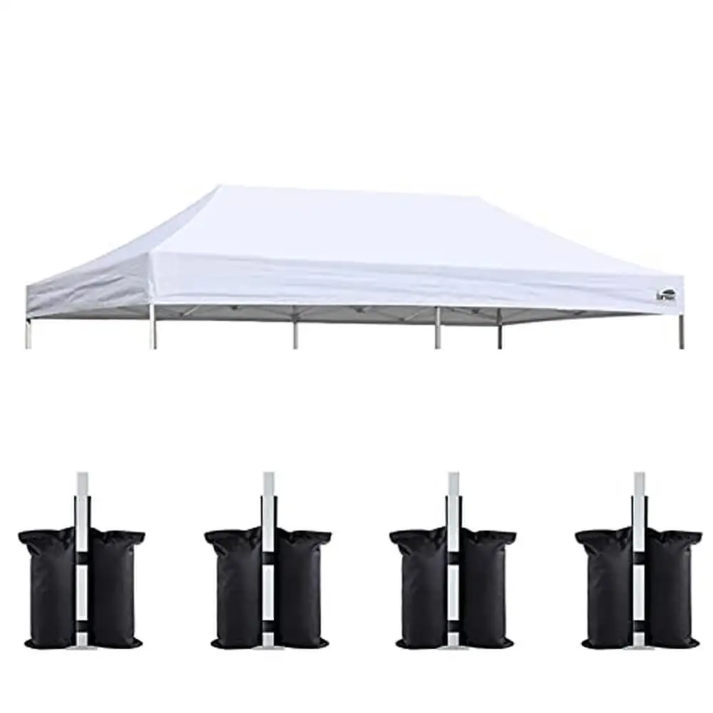 Canopy Tent Top Cover Replacement 10x20 Instant EZ Pop Up  30 Colors 500D Polyester UV Protection Water-Resistant 4PC