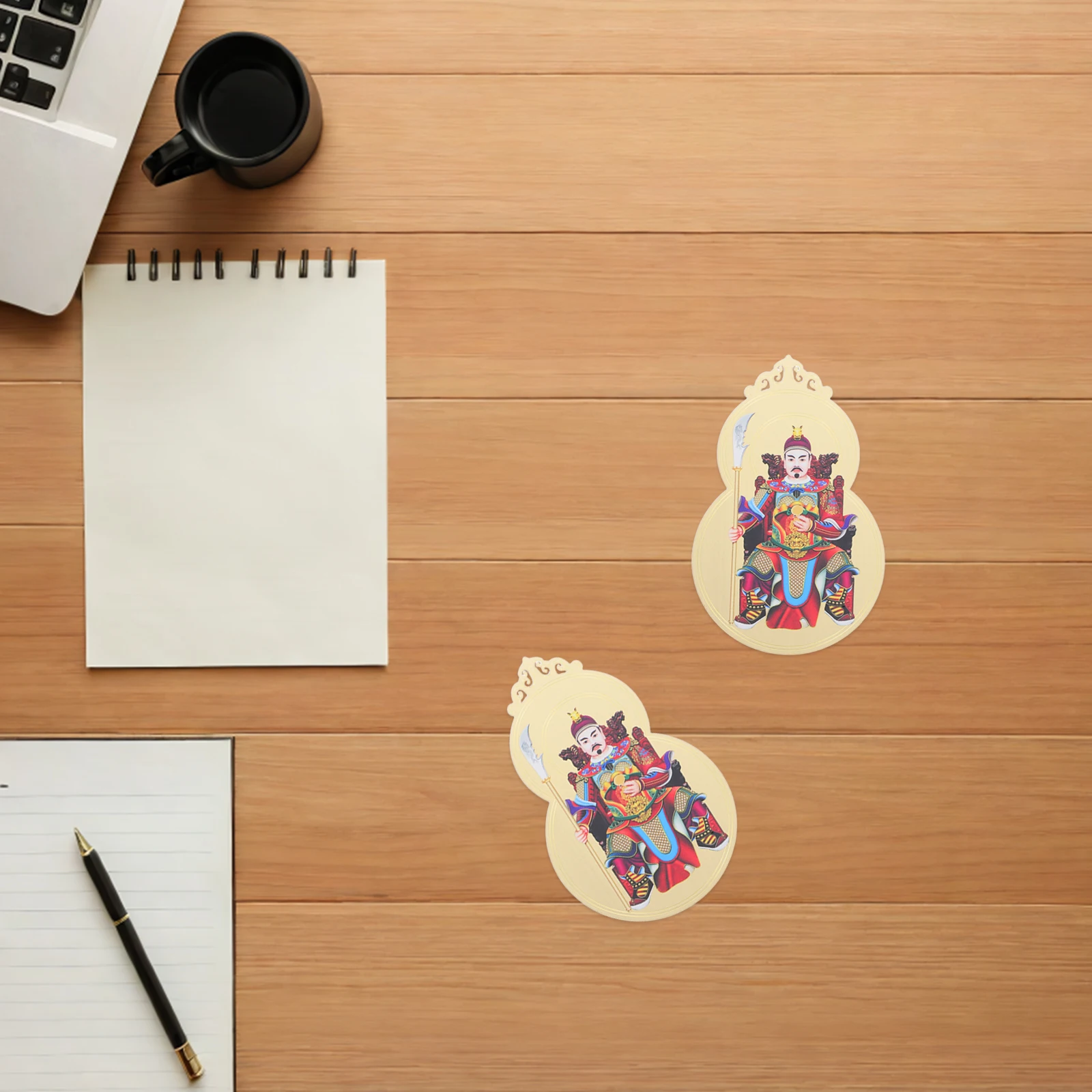 

4 Pcs Tai Sui Card 2026 Amulet Cards Chinese Ornaments Copper New Year Charm Ancient Office Blessing Lucky Coins Charms