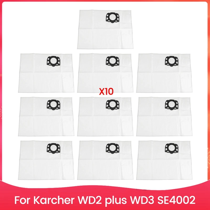 

10 шт., набор аксессуаров для пылесборника для Karcher WD2 Plus WD3 SE4002, сменные аксессуары для пылесоса