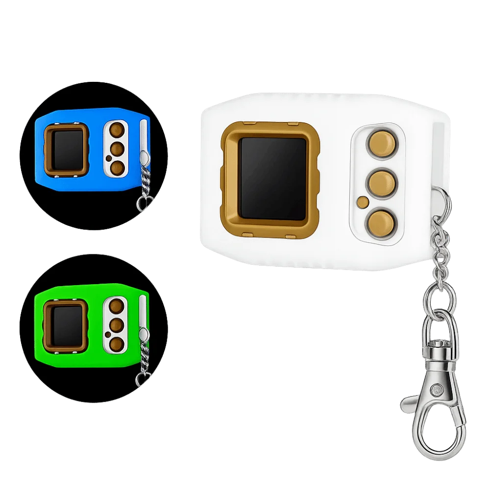 Luminous Silicone Virtual Pet Cover Shockproof Anti-fall Protective Case Scratch-Resistant Thickened for Digimon Pendulum COLOR