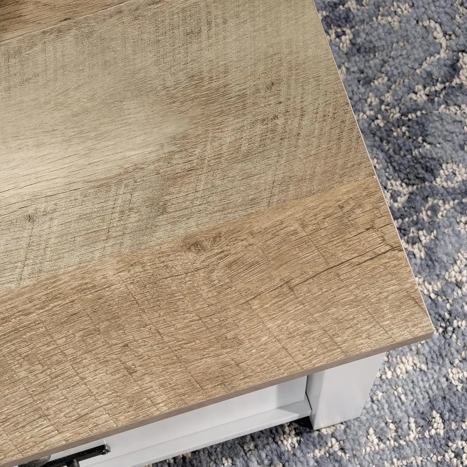 Cottage Road Coffee Table, Soft White Finish