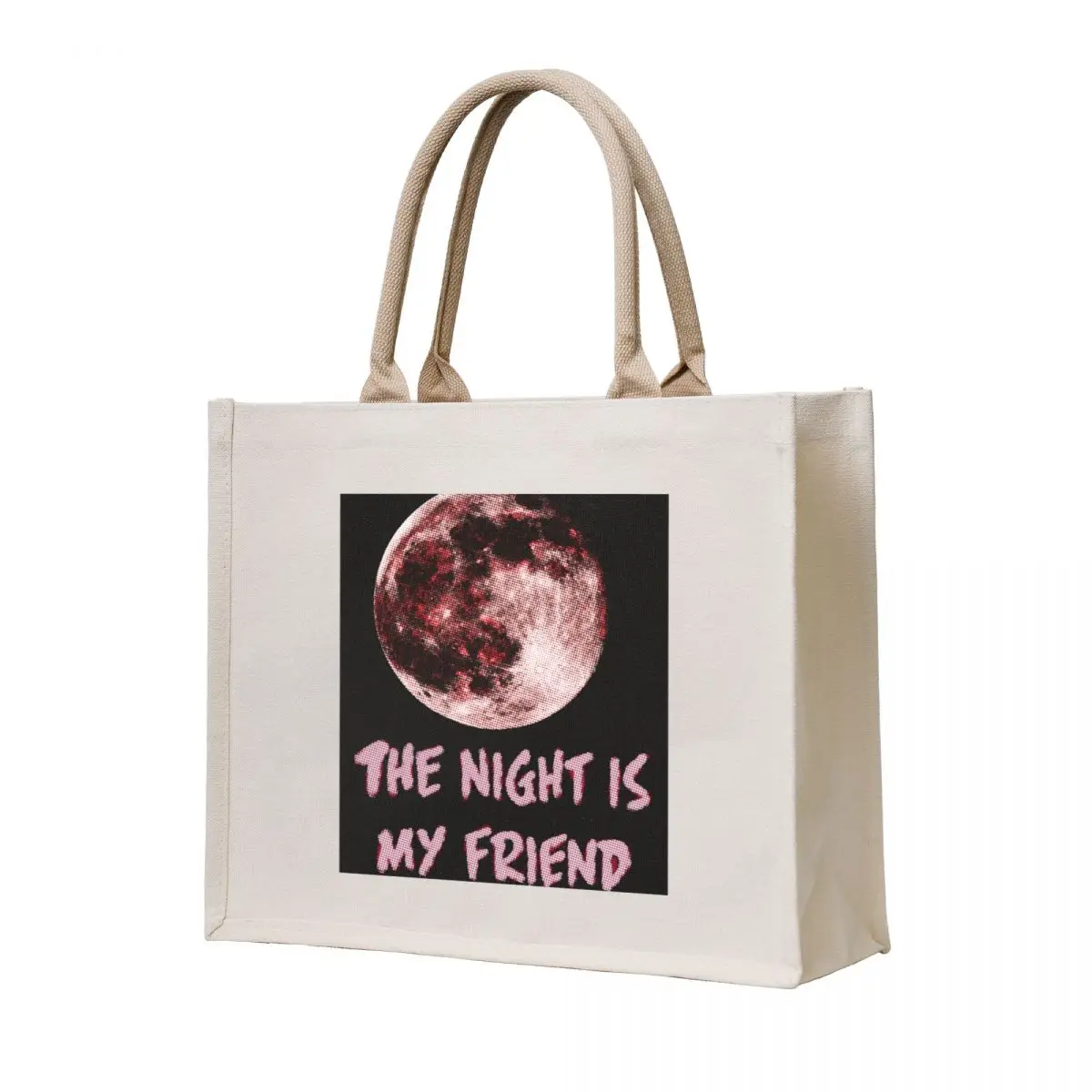 

The Night Is My Friend Tote Bag eco bag folding canvas tote bag Women's