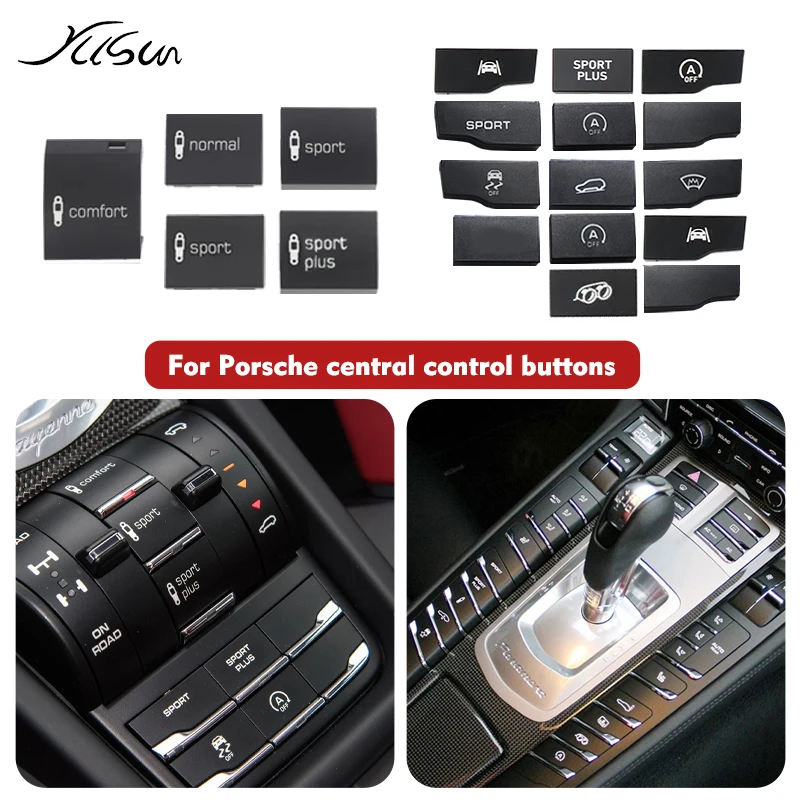 

For Porsche Cayenne 92A Panamera 970 Macan 95B Air Conditioning Button Car Interior Central Control Function Buttons accessories