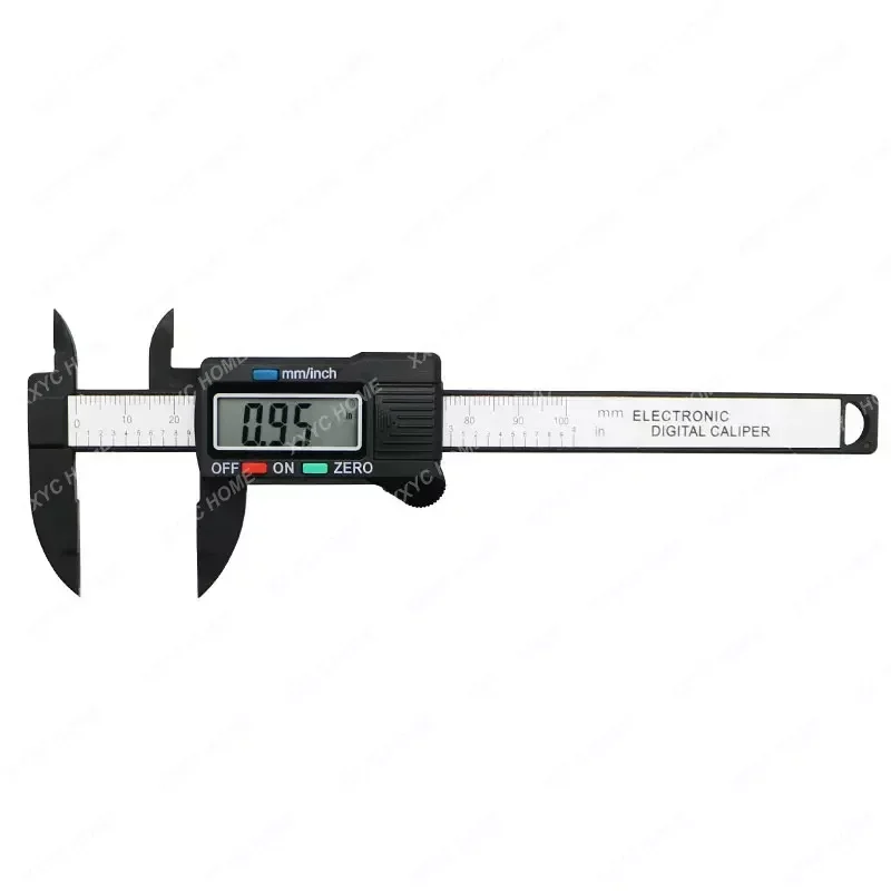 New 100 mm Vernier Digital Electronic Caliper Ruler Carbon Fiber Composite Vernier Calipers Micrometer Measuring Tools