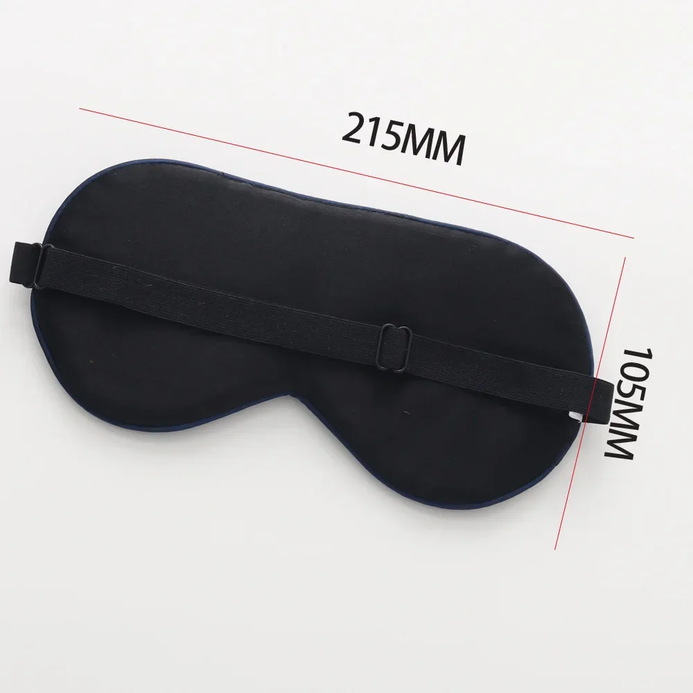 100% Natural 16 momme Silk Sleep Eye Mask Sleeping Smooth Soft Eye Sleep Shade Cover with Elastic Adjustable Strap Blindfold