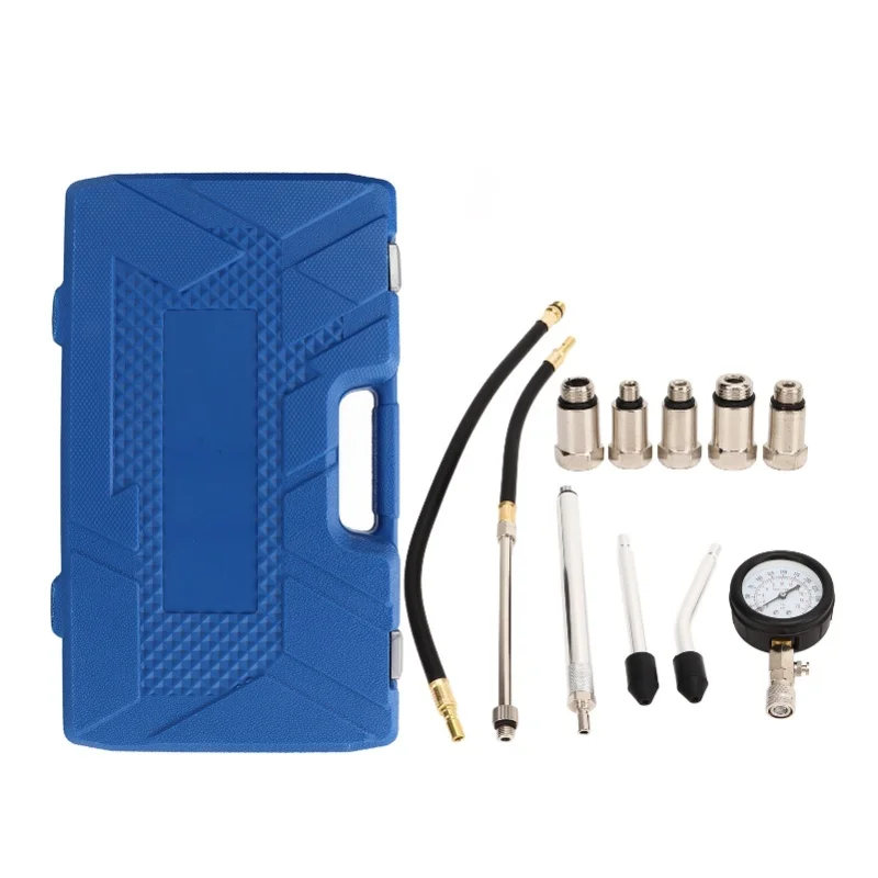 

17pcs Cylinder Compression Tester Kit 0-300PSI Engine Uvinersal Cylinder Pressure Detection Digital Gauge