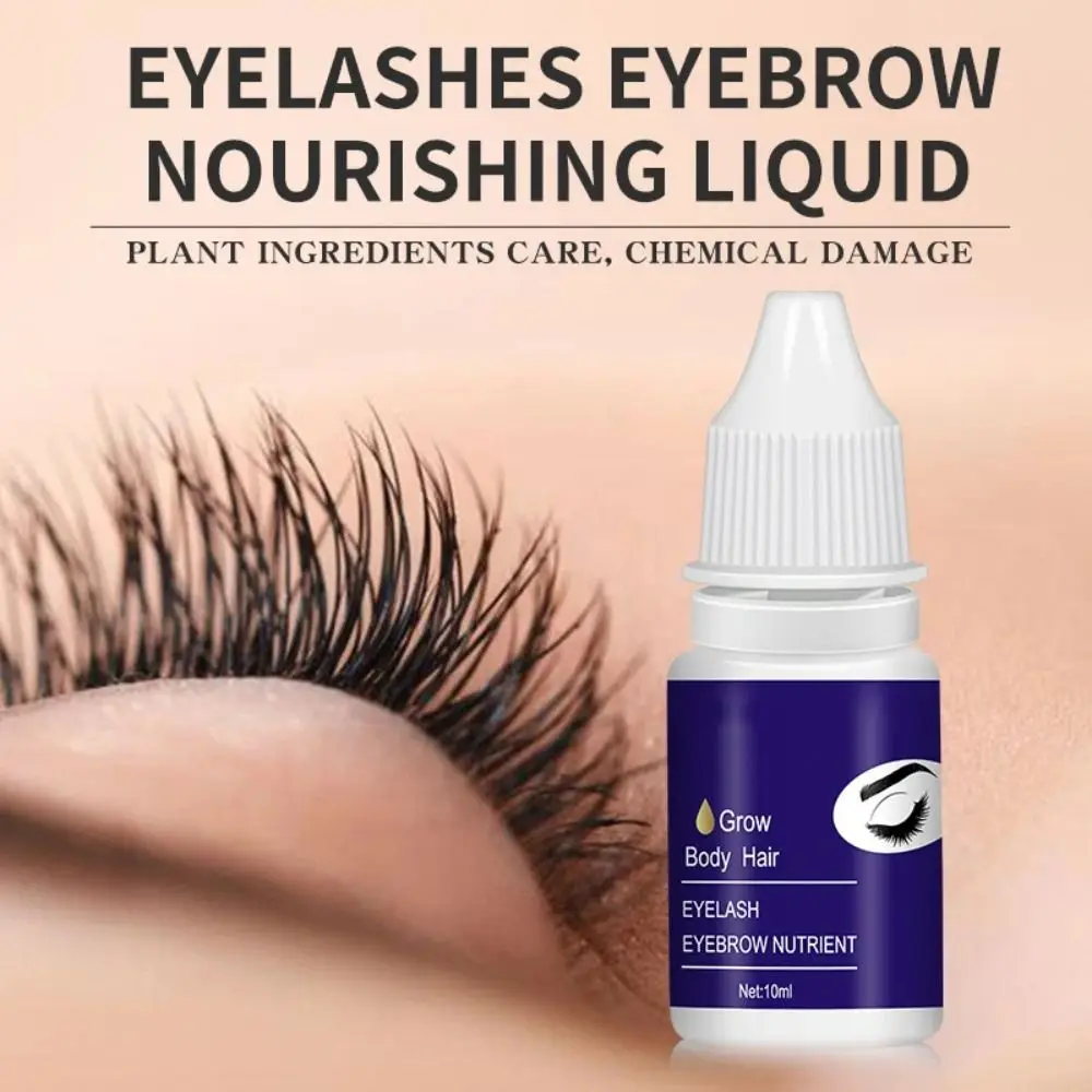 10 ml Wenkbrauw Groei Serum Voedende Enhancer Wimpergroei Wimper Voeding Vloeistof Mini Hydraterende Wimpers Groei Essentie