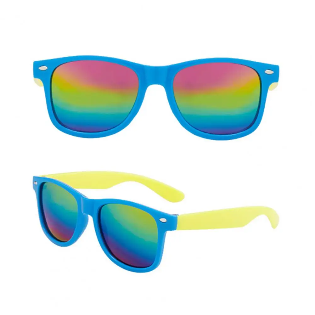 Children Sunglasses Colorful Gradient Lens Kids Sunglasses for Outdoor Fun Eye Unisex Children Eyewear for Beach Pool