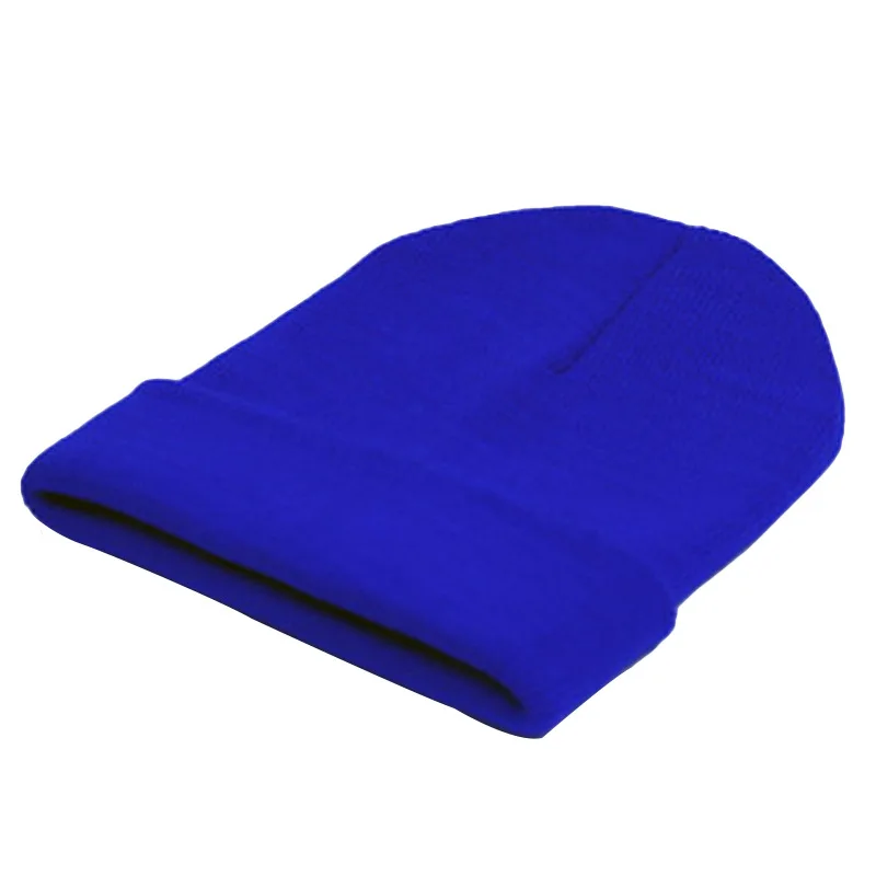 Neue Unisex Einfarbige Strickmütze Herbst Winter Hip-Hop-Beanie für Männer und Frauen SkullCap Mützen Outdoor Winddichte Männermütze Gorro Skimütze – Detail 11