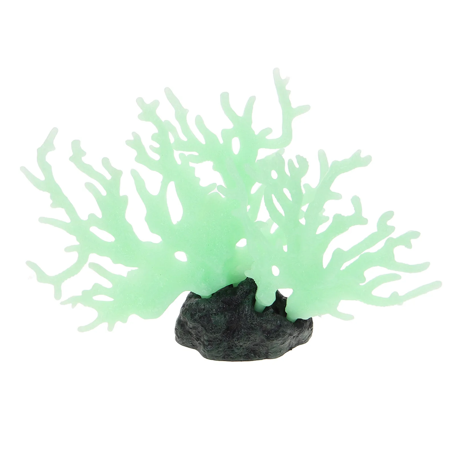 

Luminous Coral Ornaments Artificial Reef Decor Plants for Aquarium Dark Statue Fish Tank Layout Prop Pet Supplies