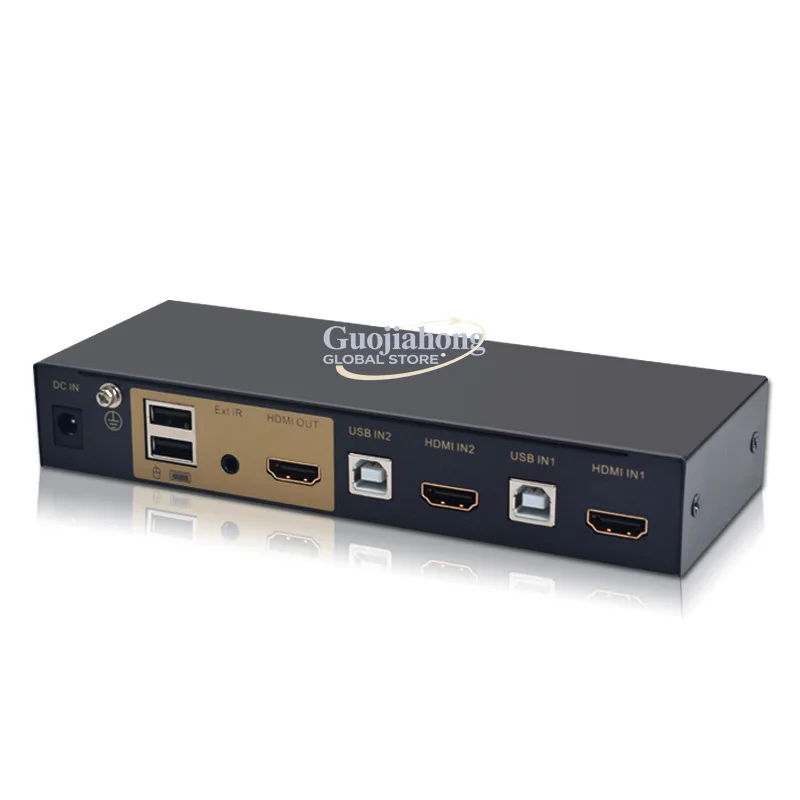 

eKL 21HK KVM switcher 2 ports 4K h&igh definition HD&MI automatic screen switching 2 in 1 out USB