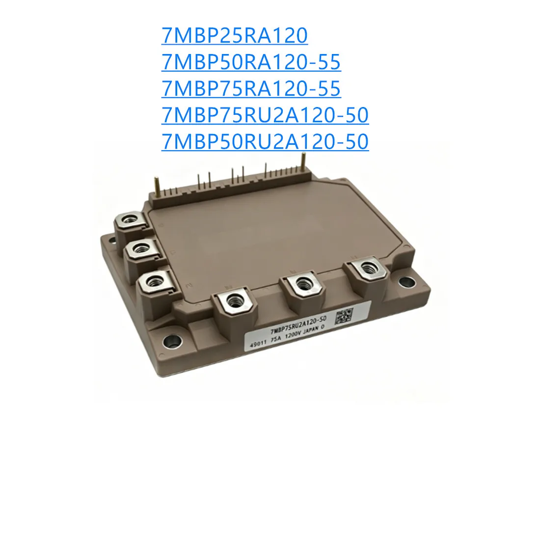 New IPM Intelligent IGBT Power Module 7MBP25RA120 7MBP50RA120-55 7MBP75RA120-55 7MBP50RU2A120-50 7MBP75RU2A120-50 1200V