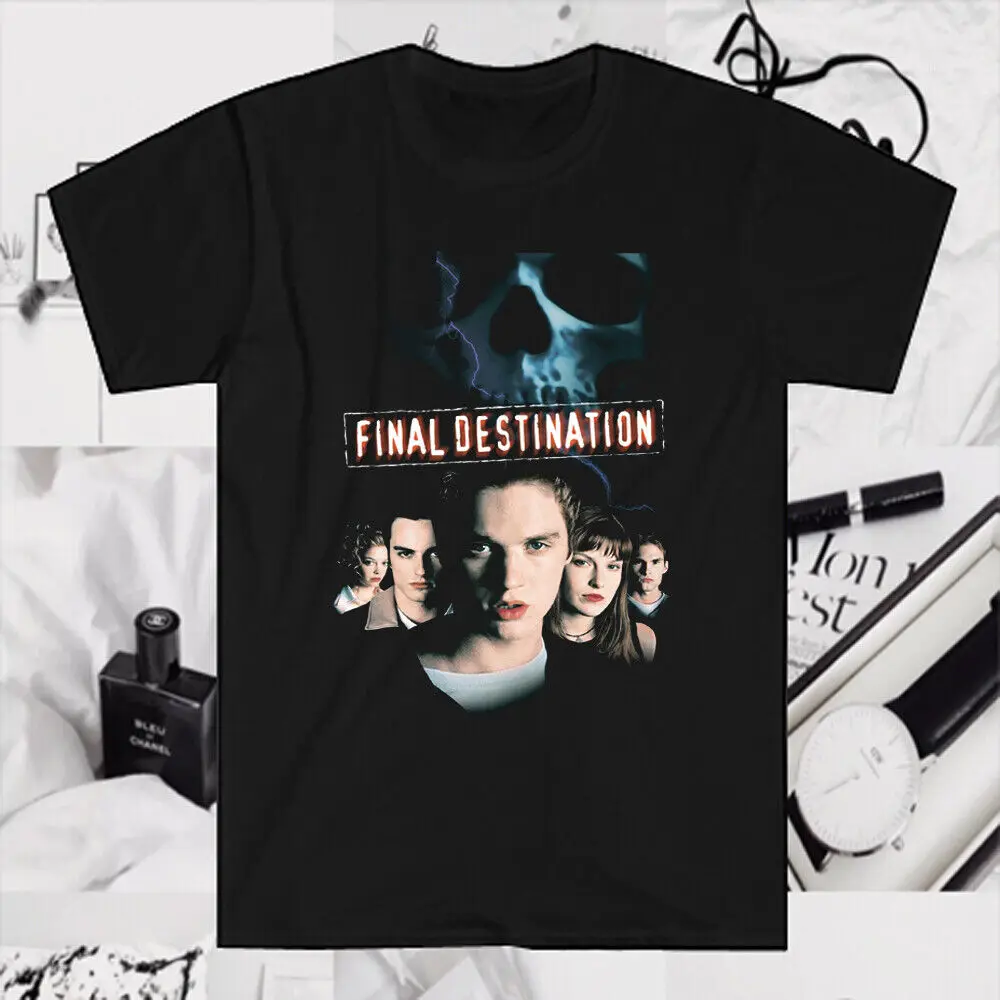 Final Destination Movie Men's Black T-Shirt Size S to 5XL