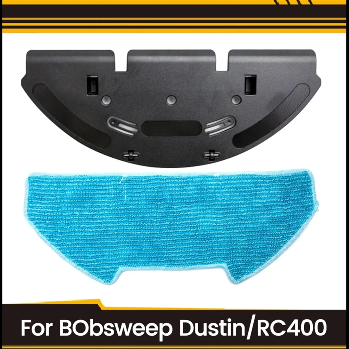 ABXHH Replacement Mop Bracket Kit for BObsweep Dustin/for RC400 Vacuum Cleaner Microfiber Pads Efficient Floor Cleaning A