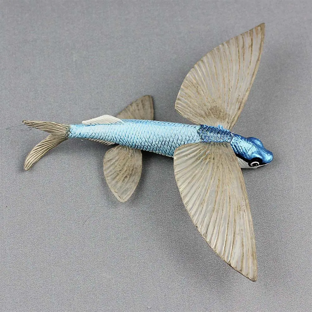 

Highly Realistic Flying Fish Educational Plaything Kids Safe Premium Plastic Stimulates Imagination Color Cognition Early
