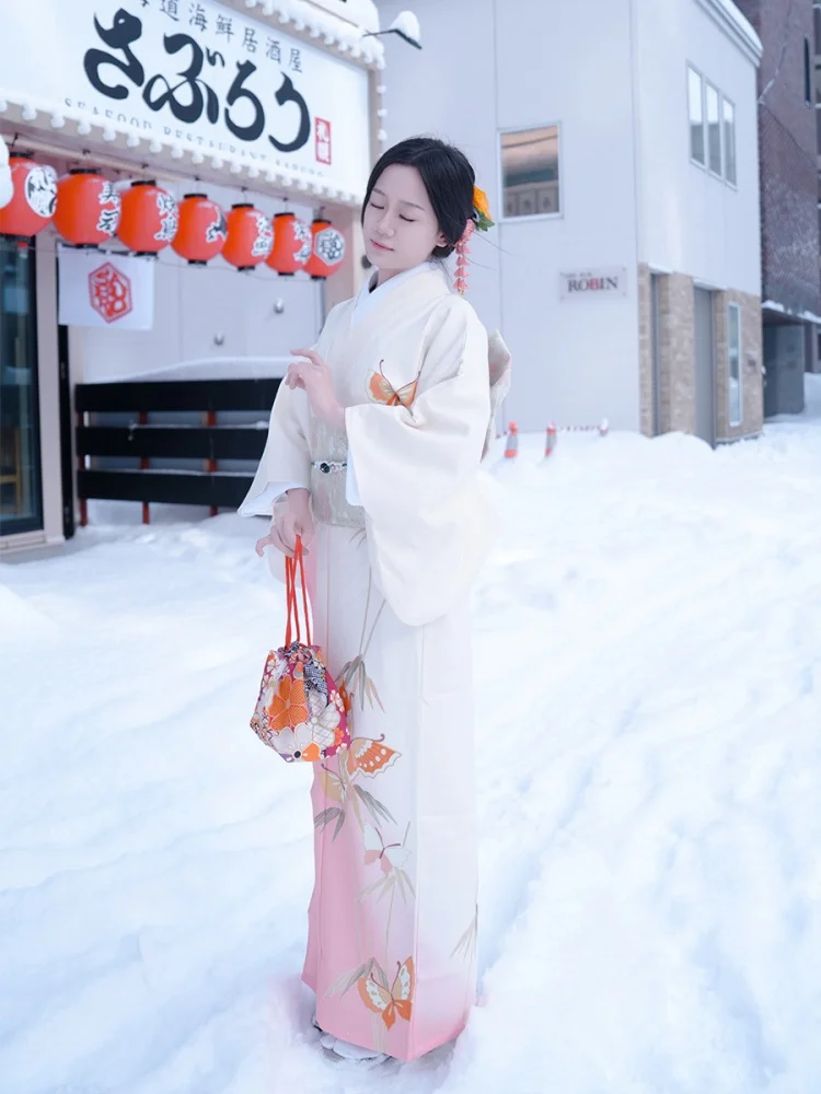 kimono-de-style-japonais-pour-femmes-couleur-jaune-clair-imprimes-floraux-ensemble-yukata-modernise-costume-de-cosplay-robe-de-spectacle-sur-scene