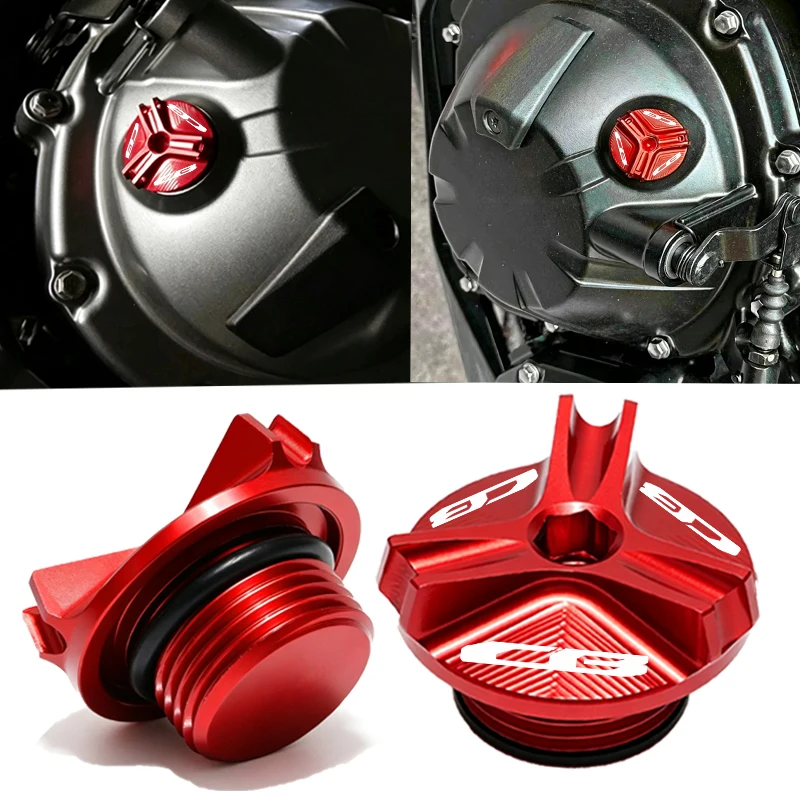 Motorcycle Engine Oil Filler Cap Oil Plug Cover Accessories For Honda CB650R CB600F CB500X CB500F CB400 CB750 HORNET CB1000R