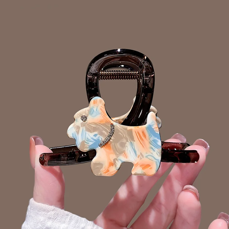 

Fresh Color Cartoon Dog Hair Claws Medium-sized Hair Grab Clip Cute Shark Clip Accessories Women Hair Headwear Decoration