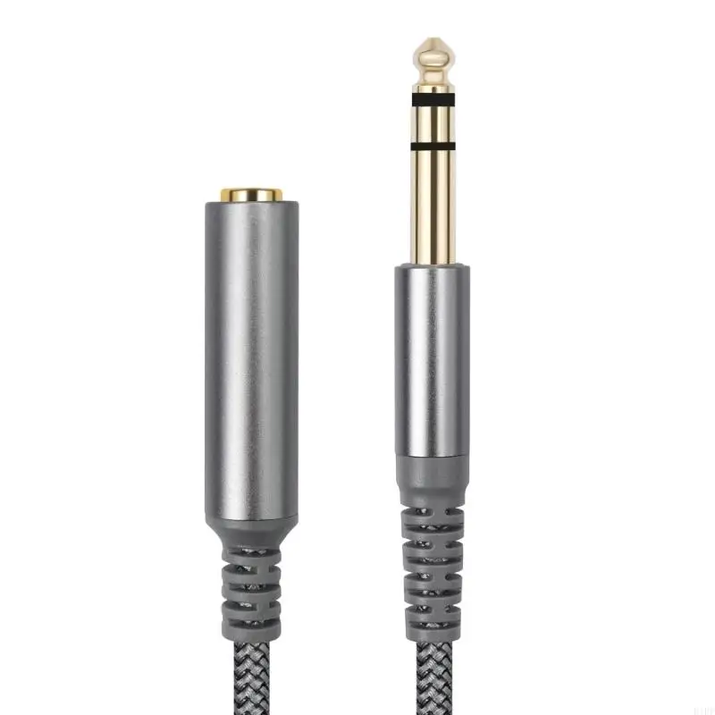 E1PF Studio 6.35mm Stereo Male Female 6.35mm Extension Wire Multiple Size Option