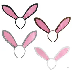 Easter Long Bunny Ears Headband Lovely Rabbit Animal Cosplay Plush Hair Hoop