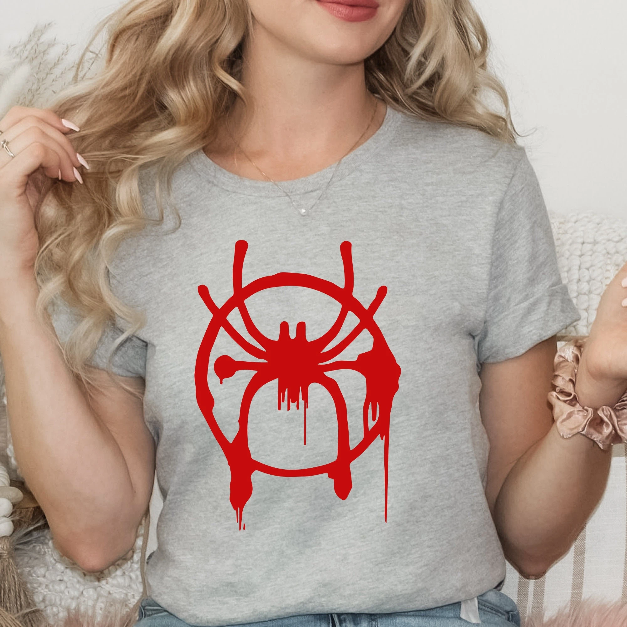 Miles Morales Spider Logo T Sh - Summer Clothing Drip review and price
