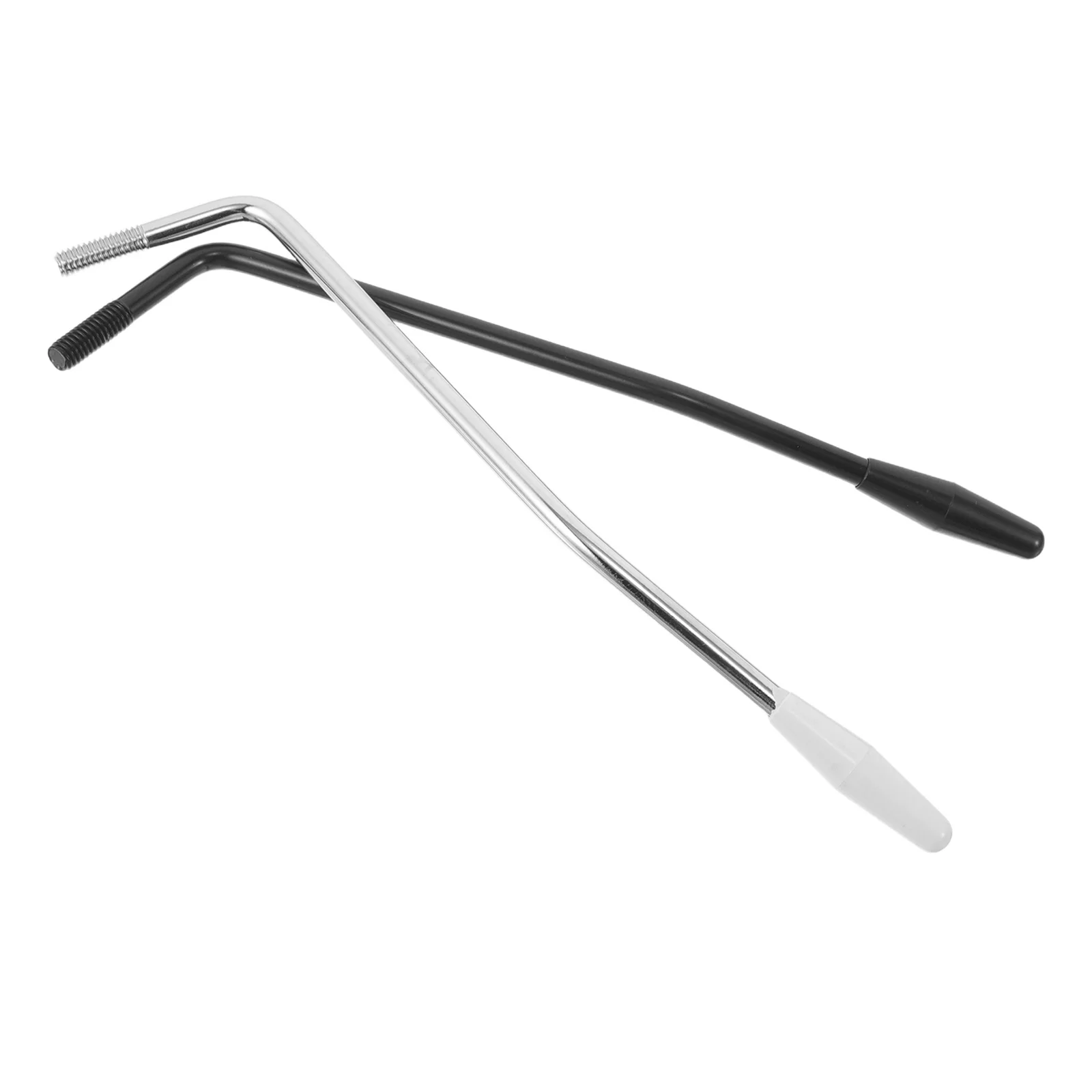 

2pcs Guitar Tremolo Arm M6 Threaded Whammy Bar For Single Vibrato Bridge Silver Black Dual Color Easy Install Durable