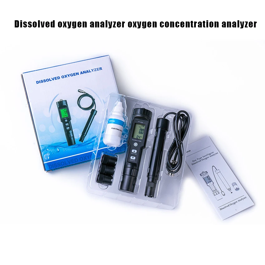 Dissolved Oxygen Analyzer with Temperature Dissolved Oxygen Analyzer Oxygen Concentration Analyzer Oxygen Concentration Detectio