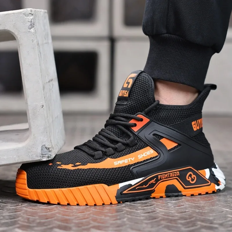 

Высокие защитные туфли, мужская рабочая обувь со стальным носком, мужская защитная обувь с защитой от проколов, женские рабочие защитные ботинки, мужская неразрушимая обувь