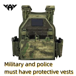 Tactical Vest 6094 Fast detachable light laser cut outdoor hunting black gear carry vest of high quality