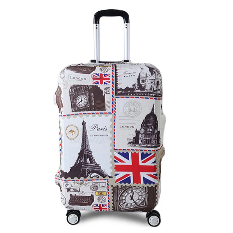 TRIPNUO Colored Feathers Thicker Luggages Protective Cover for 18-32 Inch Trolley Cases Waterproof Elastic Suitcases Covers