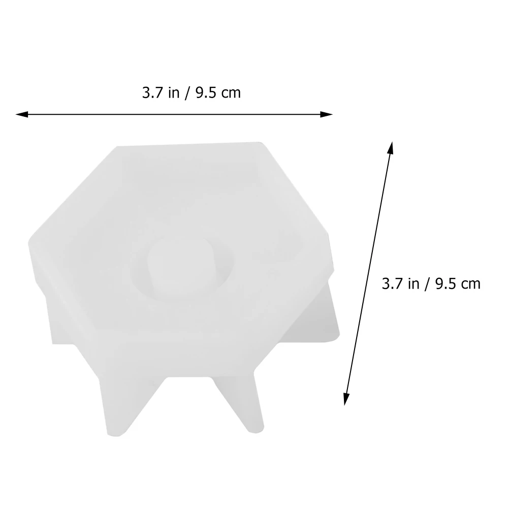 

Creative 6-Sided Candlestick Mold Reusable Silicone Diy Holder Making Tool Durable Craft Molds For Epoxy Resin Projects