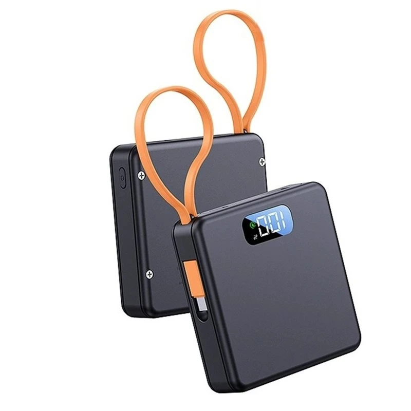 【VALUE MONEY】22.5W DIY Power Bank Shell , 3X18650 Battery Box With Cable Mini Solderless Power Supply Housing Black