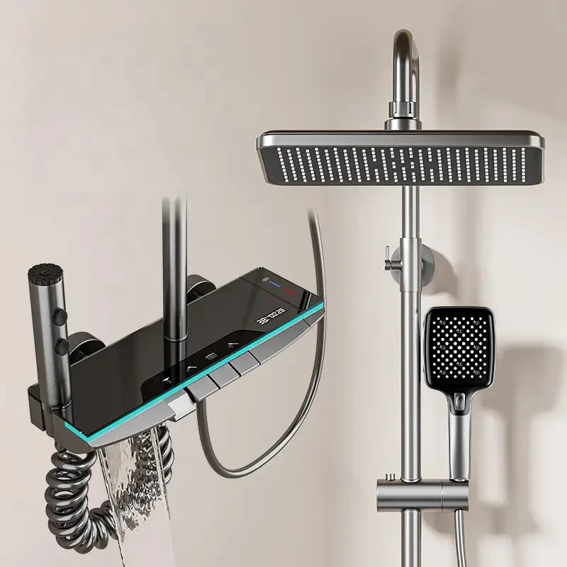 

Умная душевая система с цифровым сенсорным управлением Next-Gen — идеально подходит для современных домов, отелей и энтузиастов технических