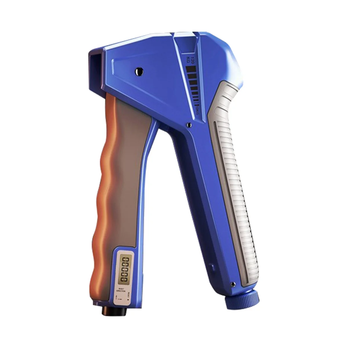 

A77I 10-120Kg Hand Grip Strengthener Resistance Finger Exerciser Smart Counting Hand Gripper for Muscle Build Blue