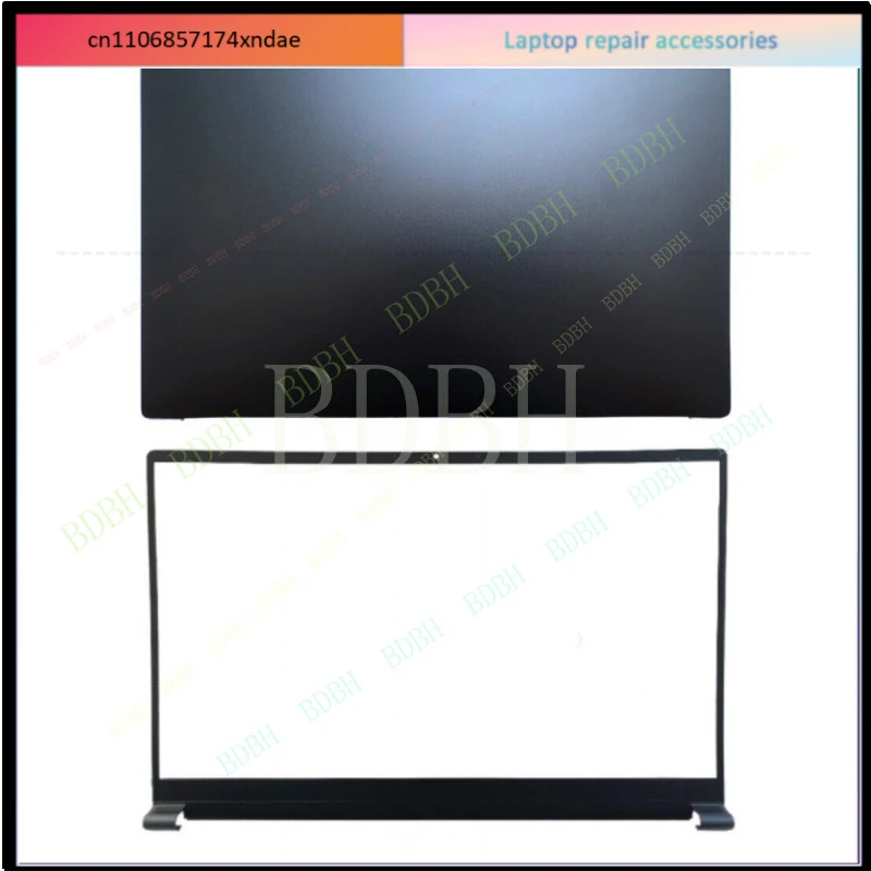 For  MSI Prestige15 P15 MS-16S3 MS-16S6 Top LCD Back Cover+Front Bezel+Hinges(LR)