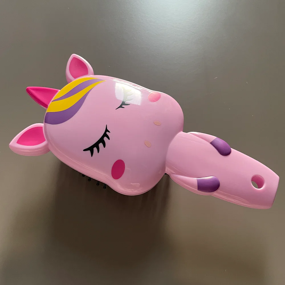 

1 шт., расческа для волос с героями мультфильмов, детская расческа для массажа головы, расческа для салона, щетка для ухода за волосами, инструмент для укладки