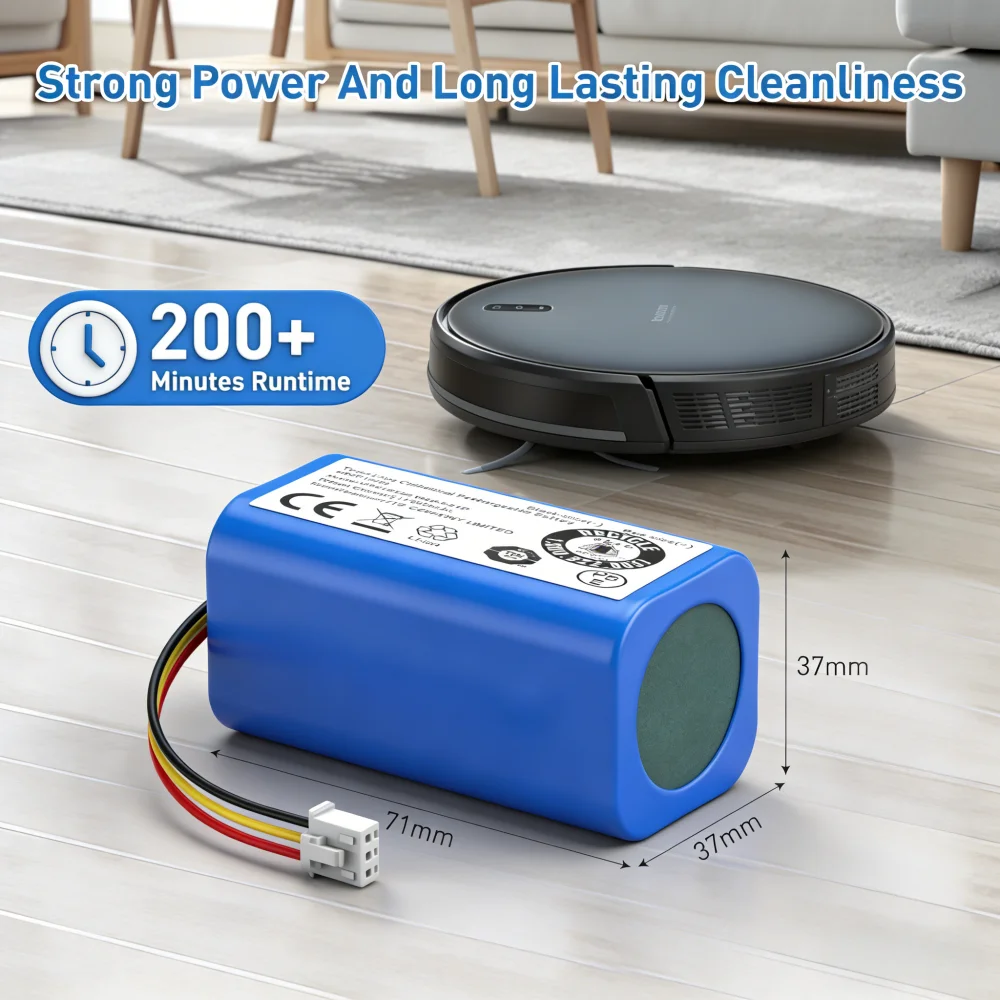 

Аккумулятор 6800 мАч 12800 мАч 14.4В для роботов-пылесосов ABIR X5 X6 X8 R20 LIECTROUX C30B XR500, аксессуары и запчасти