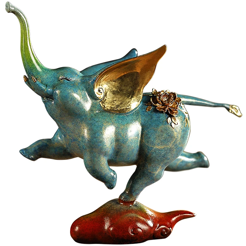 

Elephant Ornament Home Living Room Office Study Crafts