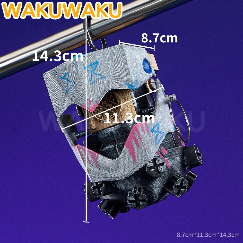 Jinx تأثيري الدعائم أنيمي غامض تأثيري WakuWaku النساء لول Jinx تأثيري اكسسوارات مسحوق القرش الدعائم Frag عيد الميلاد LOL