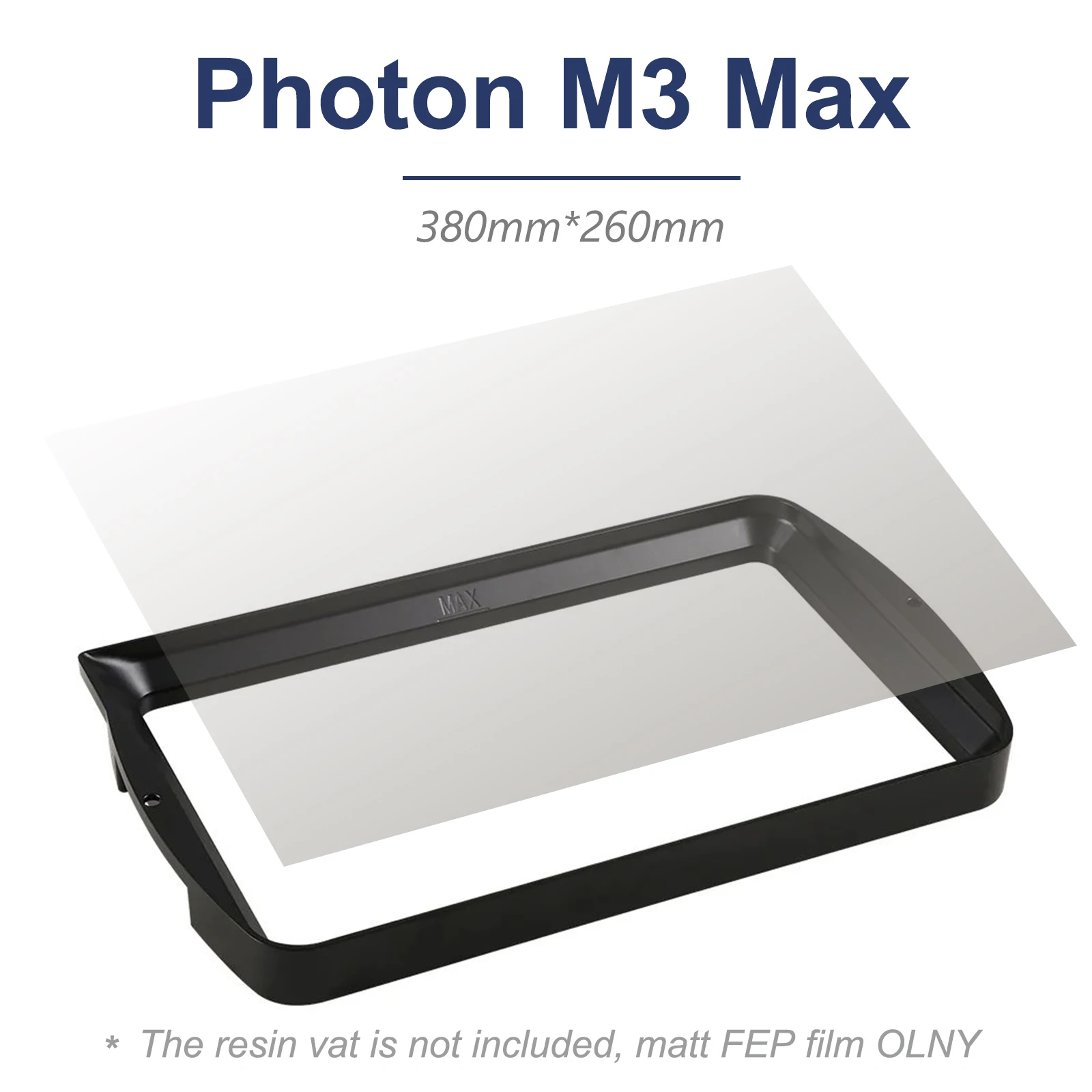 Película de repuesto de resina para ANYCUBIC Photon M3 Max, película de liberación de fuerza de adsorción inferior, nFEP, 380x260mm, NFEP y FEF