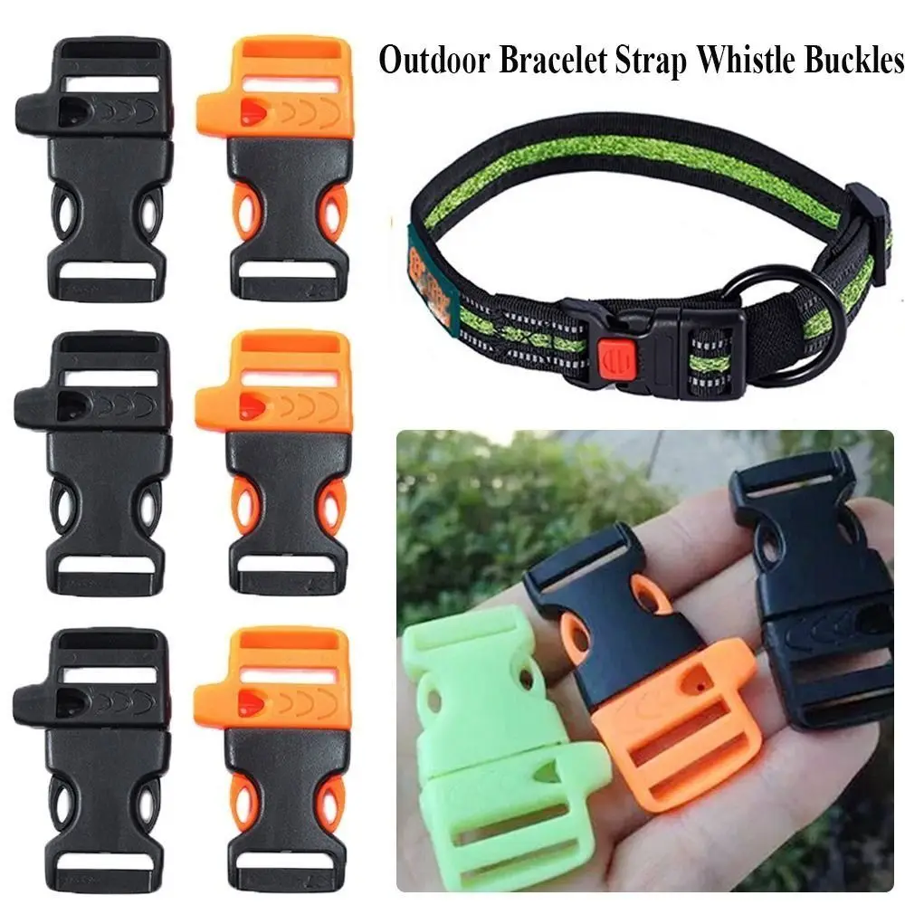 Buckles Umbrella Rope Luggage Woven Bracelet Bag Parts Quick Release Buckles Emergency Buckles Strap Buckles Whistle Buckles