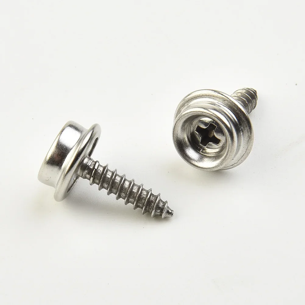 30pcs Snap Fastener Stainless Canvas Cap Screw Kit For Tent Boat Marine Canvas Cover Tools Sockets Buttons Car Canopy Kits