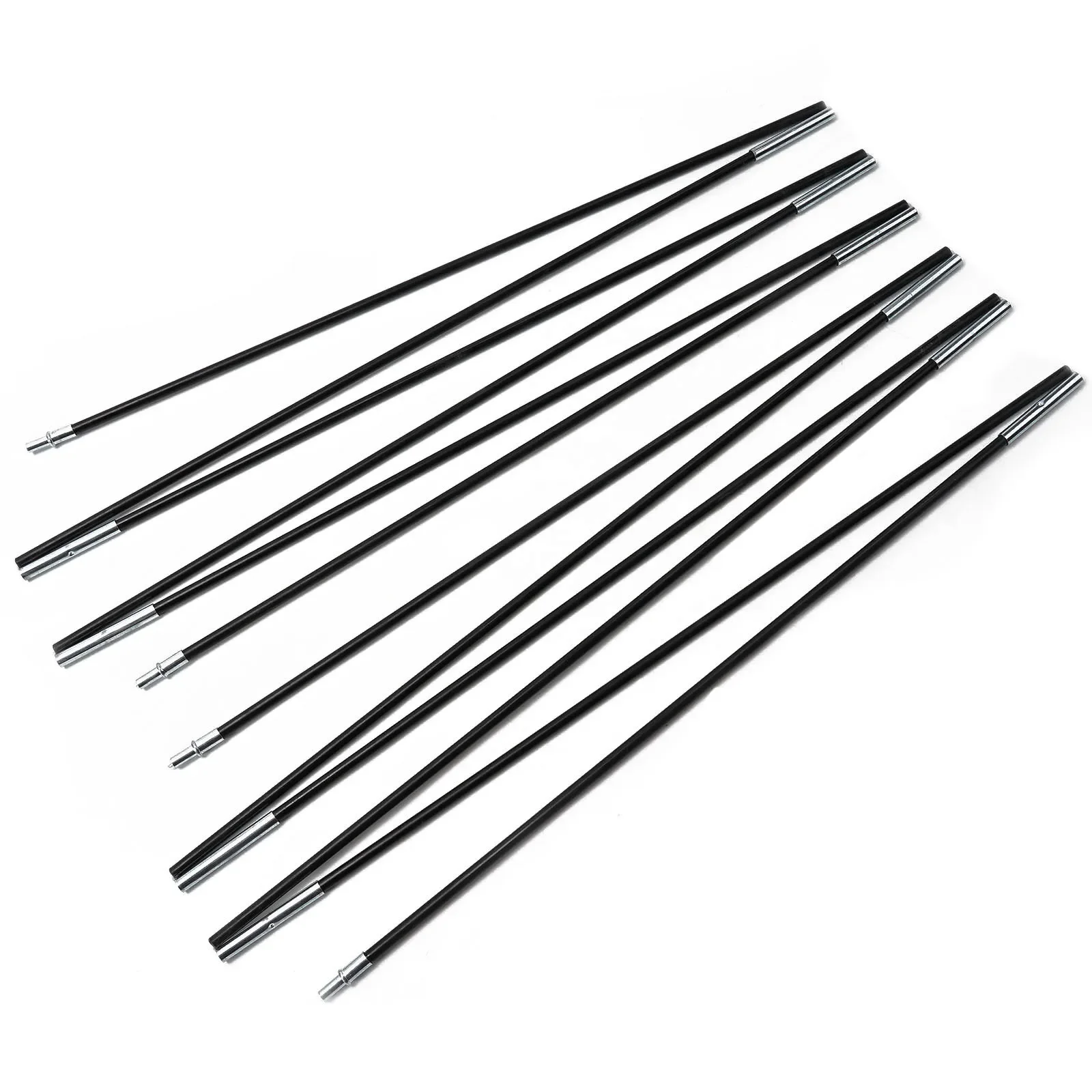 Convenient And Anti Corrosion Fiberglass Camping Tent Pole Bars Kit Reliable Support For A Comfortable Camping Trip