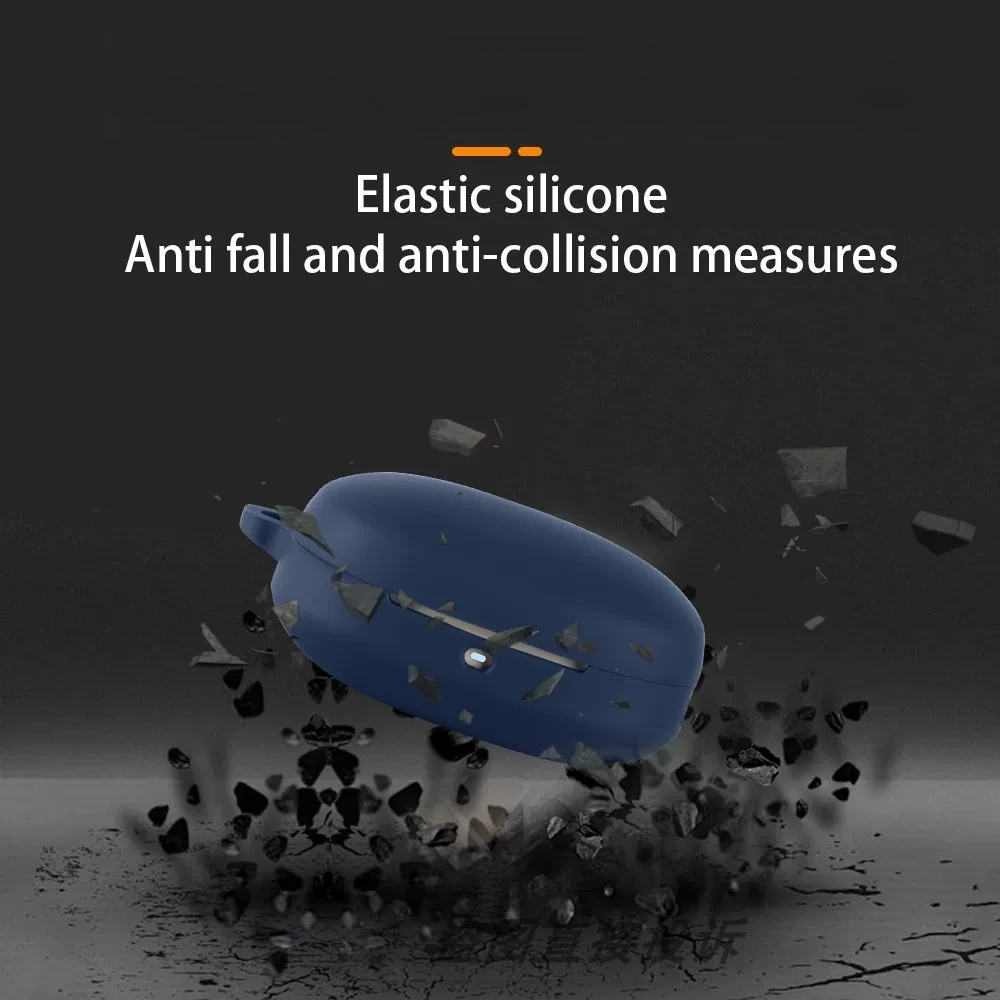 For EDIFIER X2 Evo/X2 Pro/X2 ANC case Solid Color Silicone Earphone Protective Cover For EDIFIER X2 Pro Cover Fundas