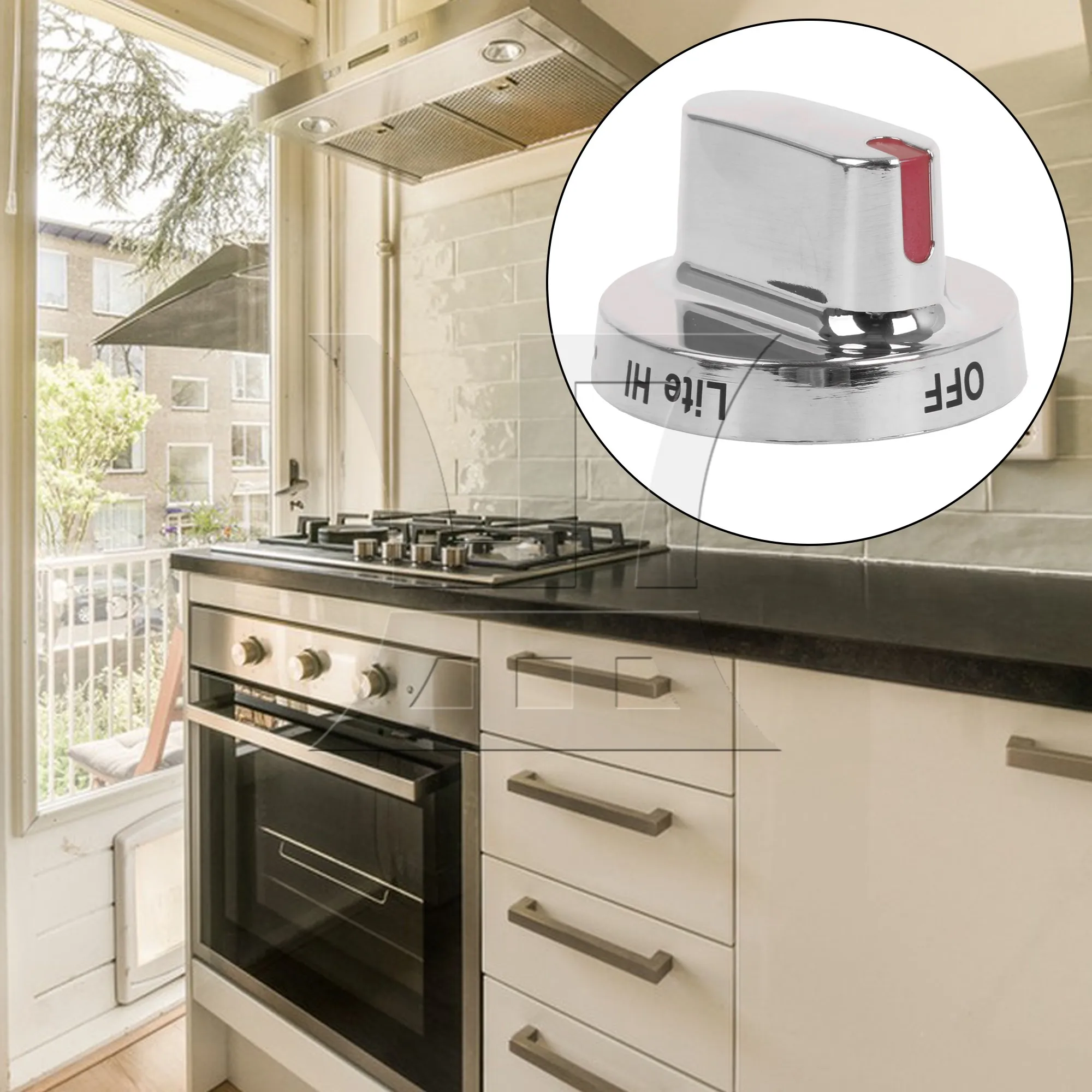 

BQLZR 18mm Thickness Stainless Steel Oven Stoves Knob Replacement