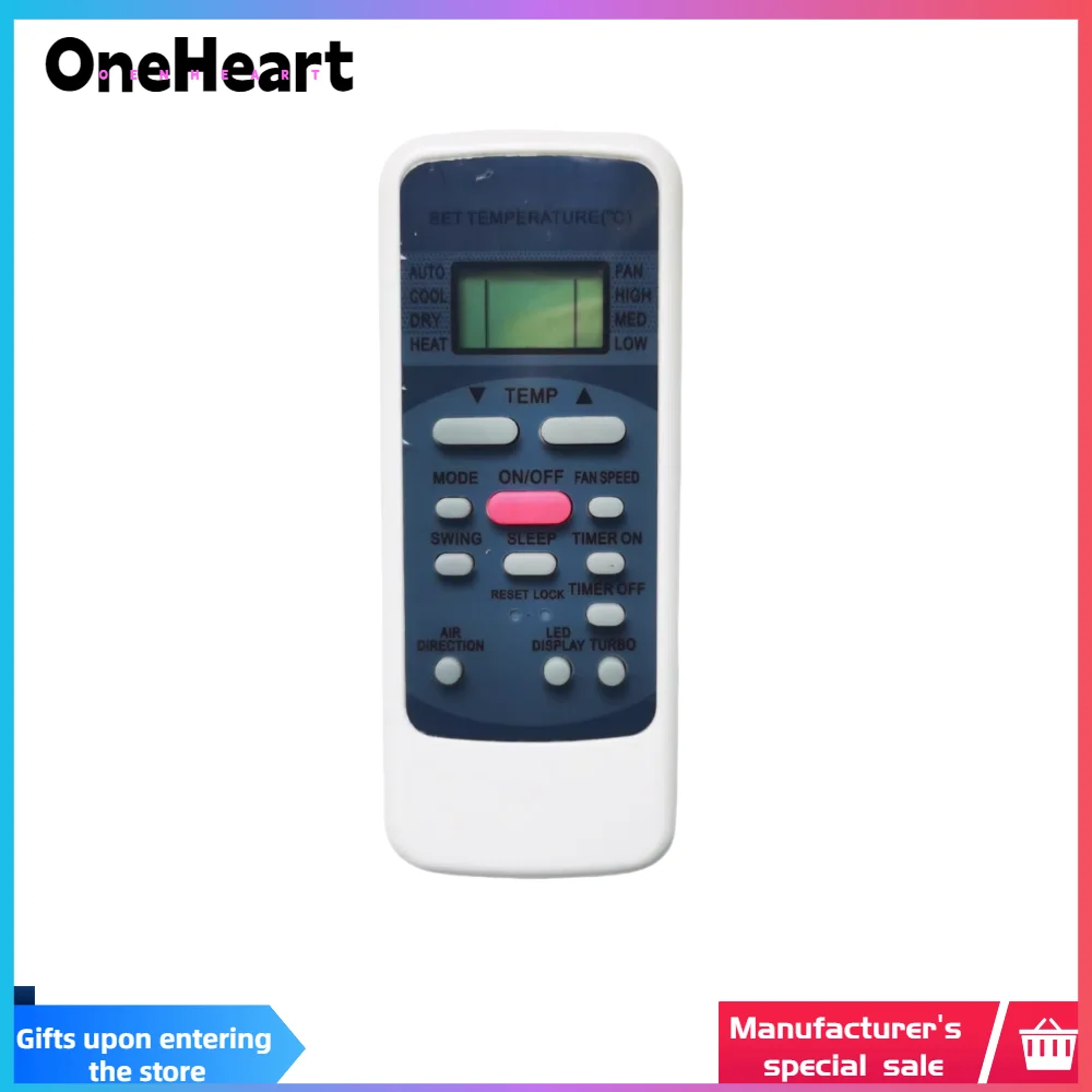 Замена пульта дистанционного управления кондиционером, универсальный контроллер для Midea R51M/E, встроенные функции таймера часов