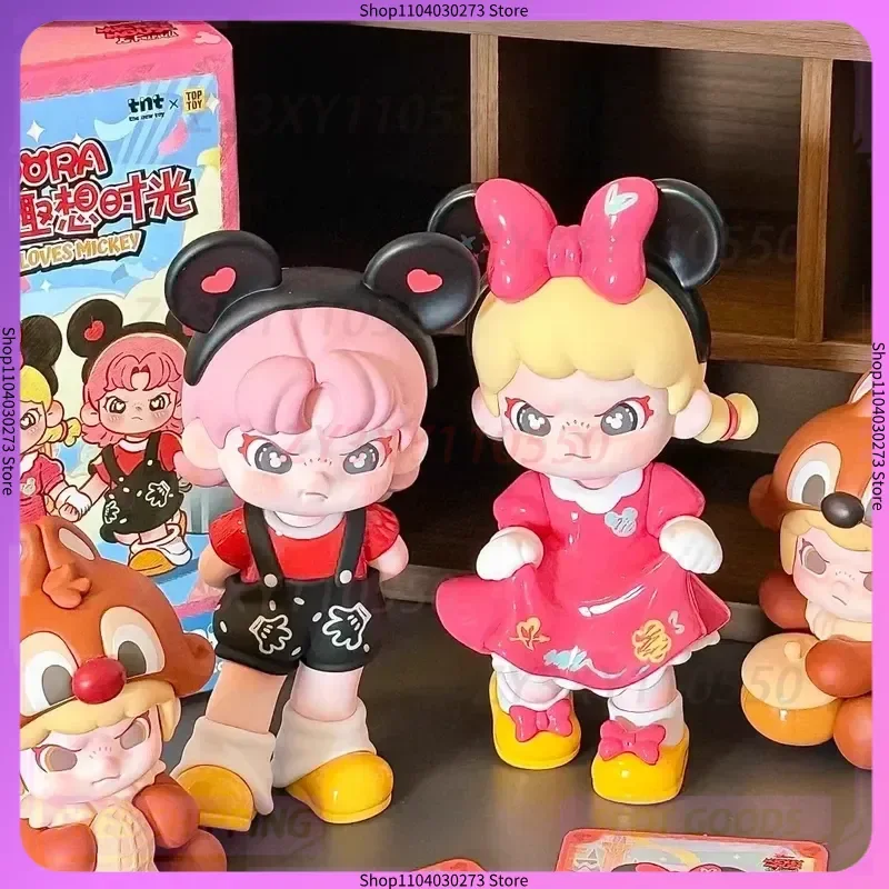 

New Genuine Dora Mickey Fun Time Blind Box Trendy Play Handmade Cute Ornament Dora Mystery Box Mickey Birthday Girl Kids Gift
